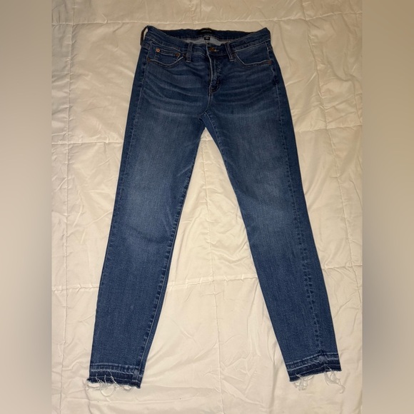 J Crew Toothpick Classic Blue Women's Jeans Size 28.     #29 - Picture 1 of 11